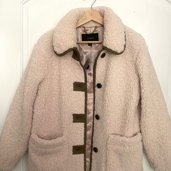 New With Tags J. Crew Teddy Sherpa Jacket XS - Picture 8 of 12